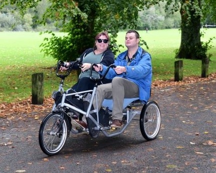Tandem cycling with Pedal Power