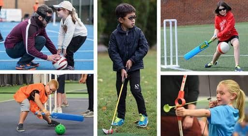 British Blind Sport image showing multiple sports