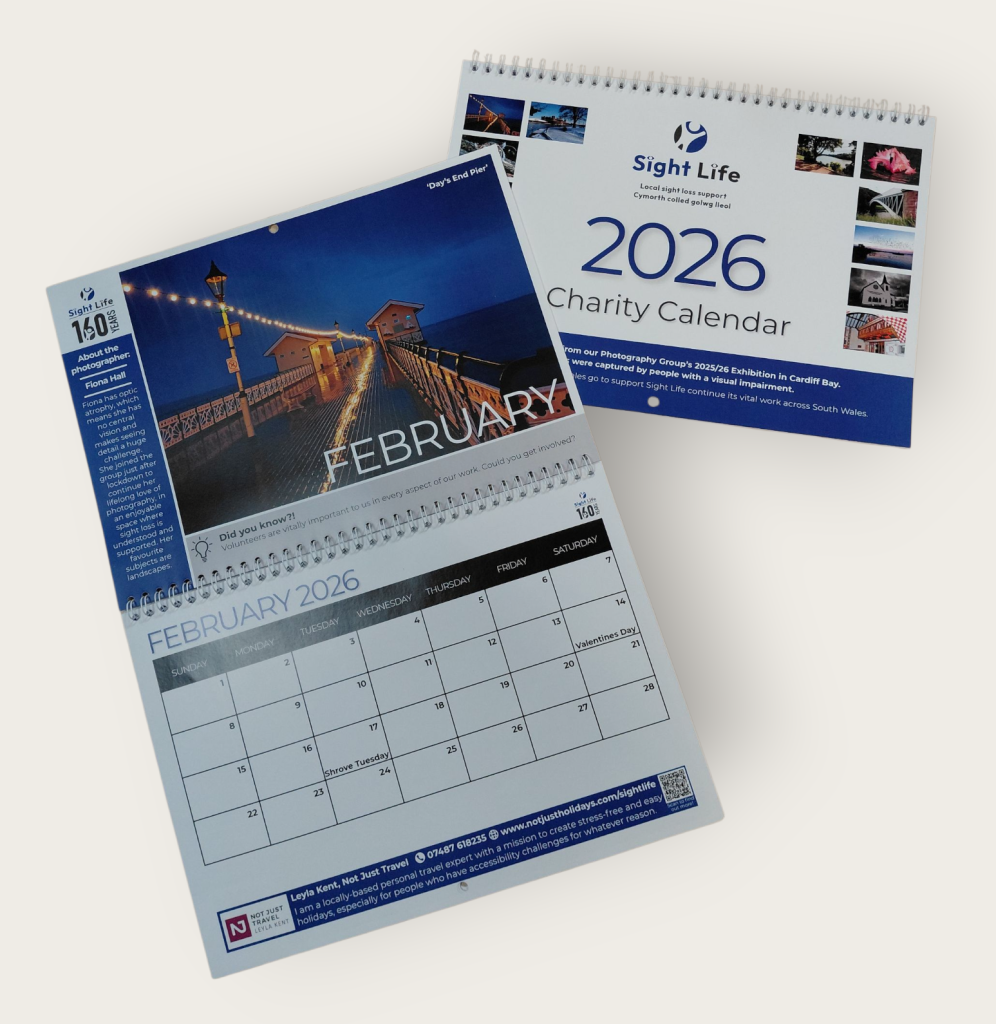 Image of Sight Life's 2026 Calendars on a plain background