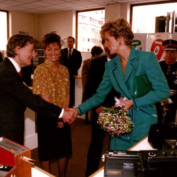 Michelle Jones with Princess Diana 