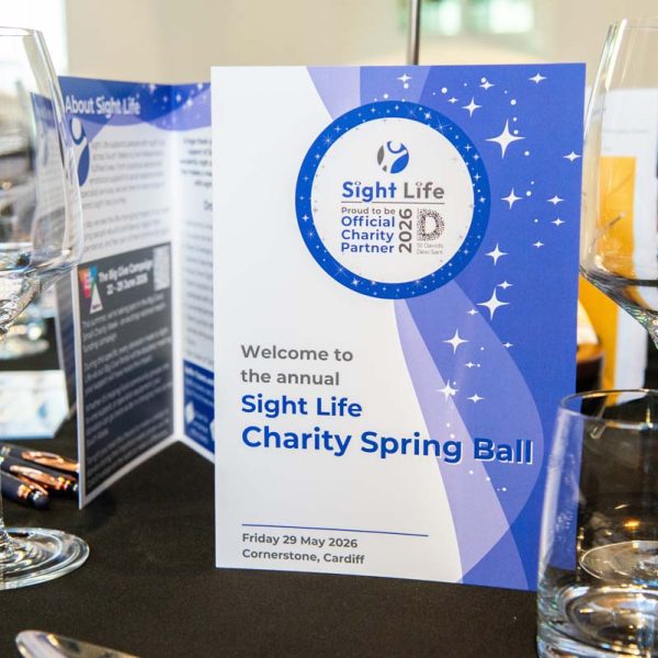 A close up of the information booklet on the table